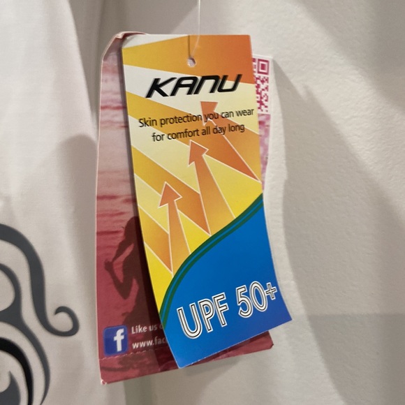 Kanu surf upf 50+ short sleeve rash guard swim top small NWT - Picture 4 of 7